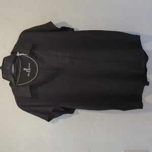 NWT TOMMY BAHAMA LINEN JOHNNY COLLAR TEE